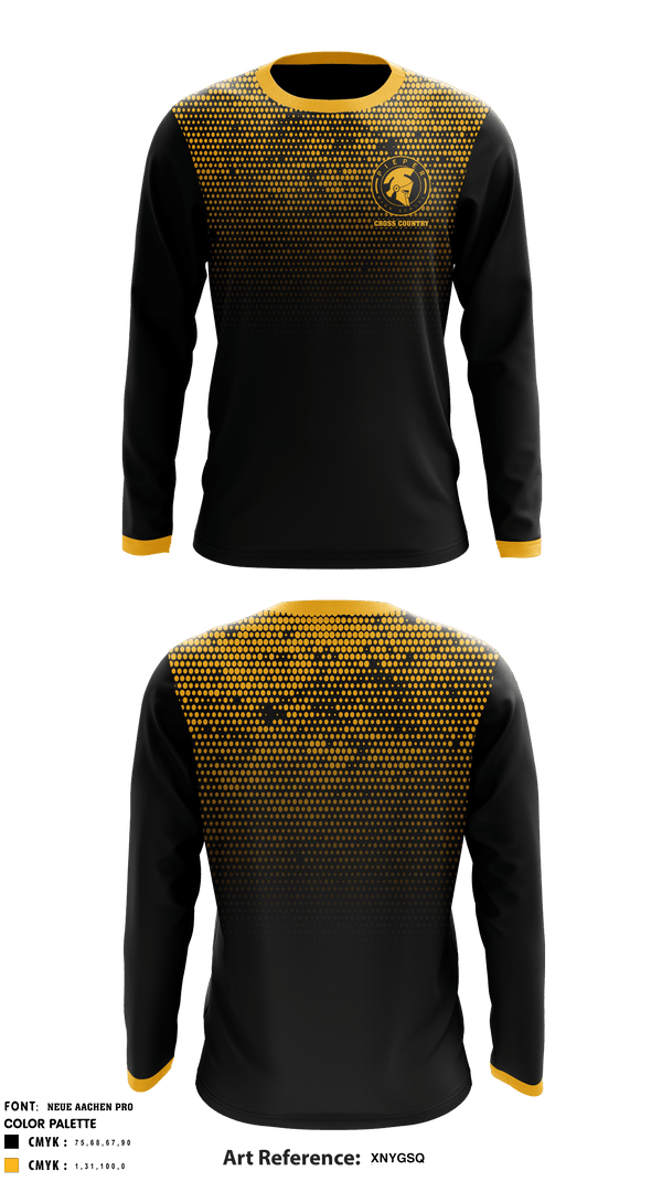 Long Sleeve Performance Shirt, Pieper High School Cross Country, Cross Country, Teamtime, Team time, sublimation, custom sports apparel, team uniforms, spirit wear, spiritwear, sports uniforms, custom shirts, team store, custom team store, fundraiser sports, apparel fundraiser