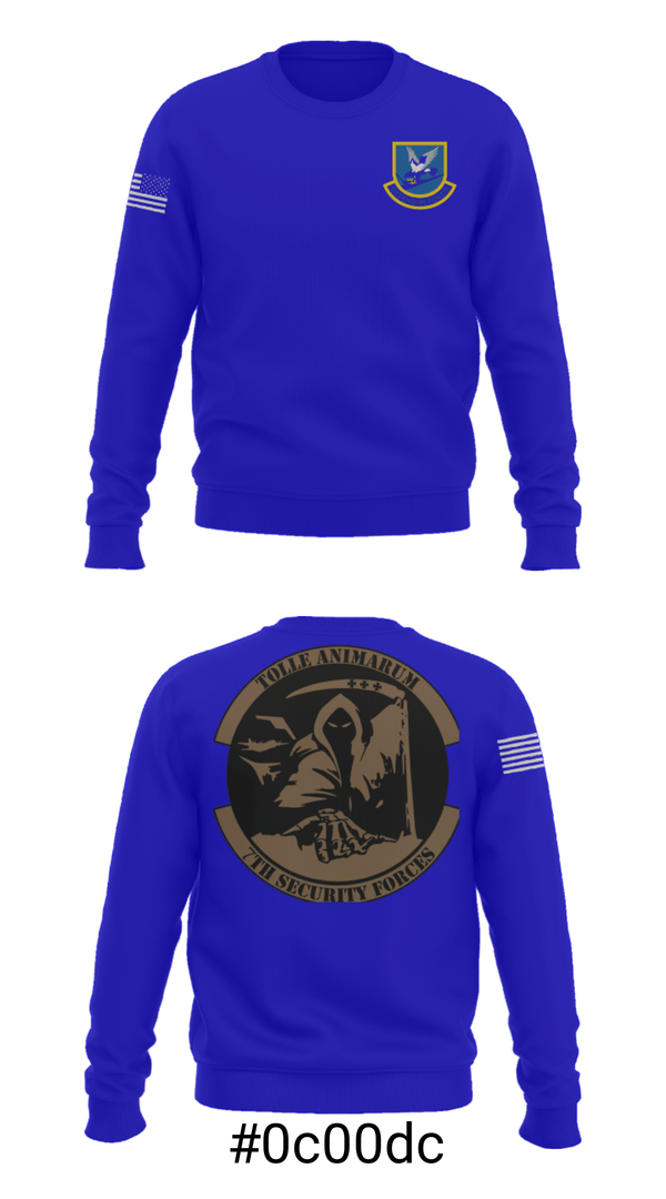 Crew Neck Sweatshirt, , Air Force, Teamtime, Team time, sublimation, custom sports apparel, team uniforms, spirit wear, spiritwear, sports uniforms, custom shirts, team store, custom team store, fundraiser sports, apparel fundraiser