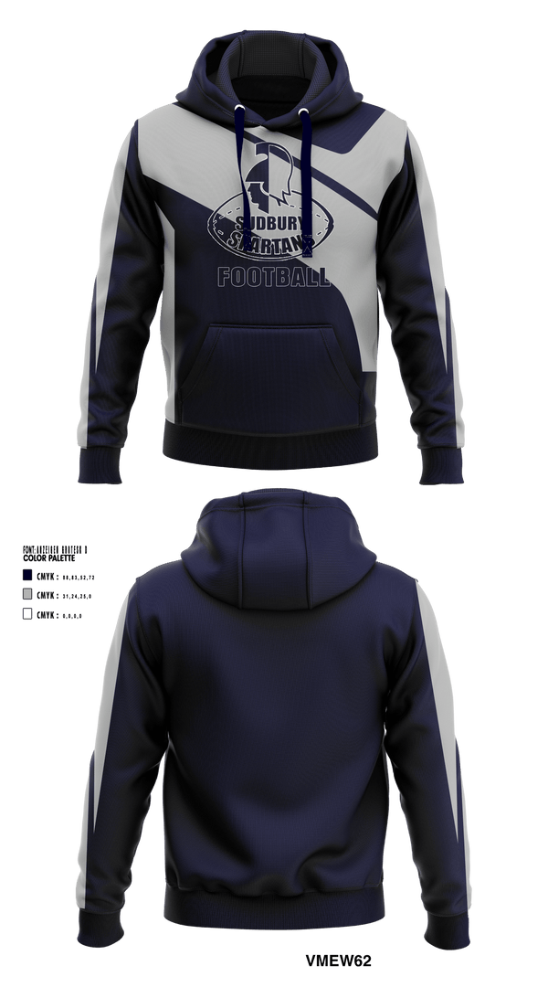 Hoodie, Sudbury Spartans, Football, Teamtime, Team time, sublimation, custom sports apparel, team uniforms, spirit wear, spiritwear, sports uniforms, custom shirts, team store, custom team store, fundraiser sports, apparel fundraiser