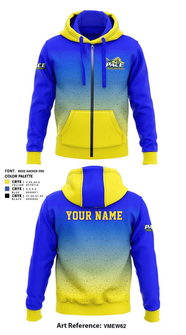 Zip Hoodie, Pace Girls Track & Field, Track & Field, Teamtime, Team time, sublimation, custom sports apparel, team uniforms, spirit wear, spiritwear, sports uniforms, custom shirts, team store, custom team store, fundraiser sports, apparel fundraiser
