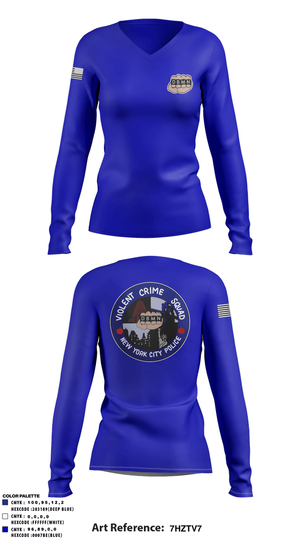 Women's Long Sleeve Vneck Shirt, , Police, Teamtime, Team time, sublimation, custom sports apparel, team uniforms, spirit wear, spiritwear, sports uniforms, custom shirts, team store, custom team store, fundraiser sports, apparel fundraiser
