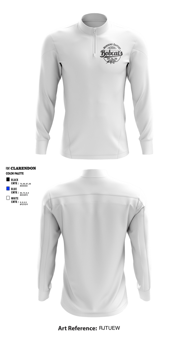 Quarter Zip Jacket, Munising Baptist School Bobcats, Men's Basketball, Teamtime, Team time, sublimation, custom sports apparel, team uniforms, spirit wear, spiritwear, sports uniforms, custom shirts, team store, custom team store, fundraiser sports, apparel fundraiser