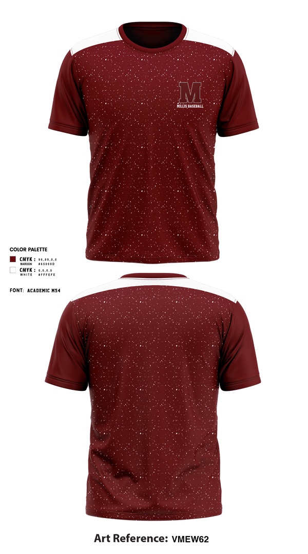 Short Sleeve Performance Shirt, Millis High School Baseball, Baseball, Teamtime, Team time, sublimation, custom sports apparel, team uniforms, spirit wear, spiritwear, sports uniforms, custom shirts, team store, custom team store, fundraiser sports, apparel fundraiser