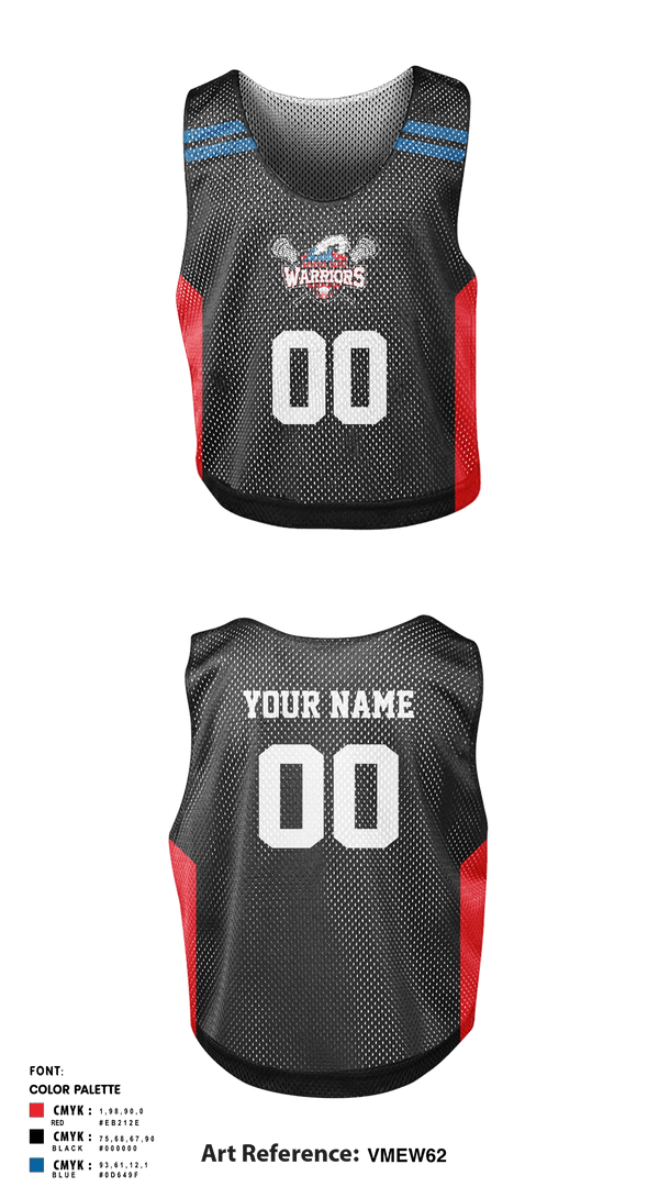 Mens Lacrosse Pinnie, Santa Cruz Warriors Lacrosse, Men's Lacrosse, Teamtime, Team time, sublimation, custom sports apparel, team uniforms, spirit wear, spiritwear, sports uniforms, custom shirts, team store, custom team store, fundraiser sports, apparel fundraiser