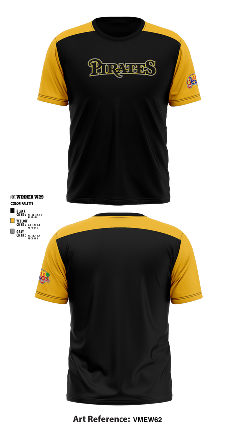 Short Sleeve Performance Shirt, Los Angeles Pirates, Baseball, Teamtime, Team time, sublimation, custom sports apparel, team uniforms, spirit wear, spiritwear, sports uniforms, custom shirts, team store, custom team store, fundraiser sports, apparel fundraiser