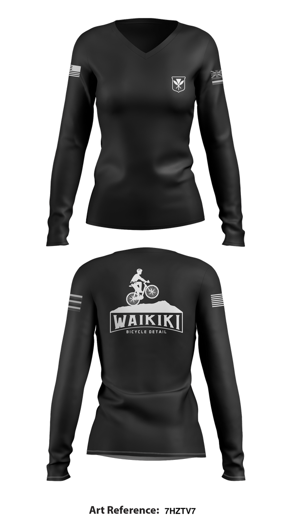 Women's Long Sleeve Vneck Shirt, , Police, Teamtime, Team time, sublimation, custom sports apparel, team uniforms, spirit wear, spiritwear, sports uniforms, custom shirts, team store, custom team store, fundraiser sports, apparel fundraiser