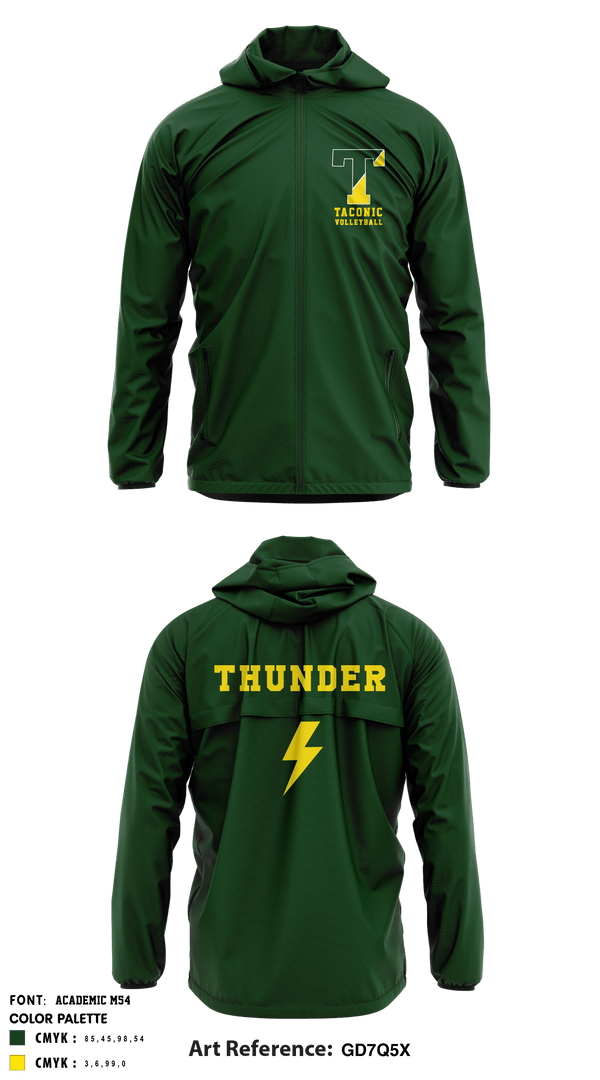 Windbreaker, Taconic High School Volleyball, Women's Volleyball, Teamtime, Team time, sublimation, custom sports apparel, team uniforms, spirit wear, spiritwear, sports uniforms, custom shirts, team store, custom team store, fundraiser sports, apparel fundraiser