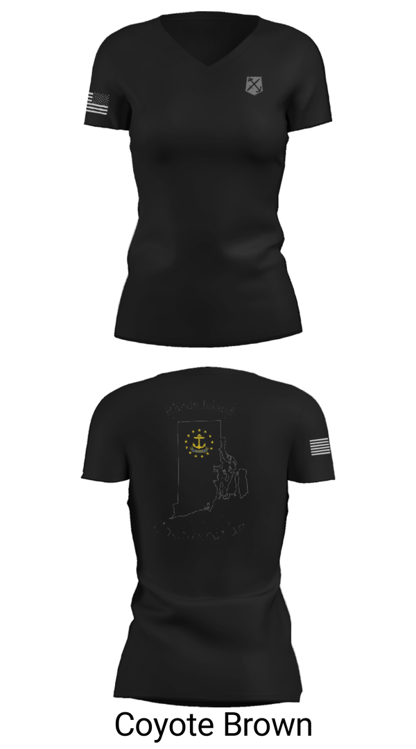 Women's Short Sleeve Vneck Shirt, , National Guard, Teamtime, Team time, sublimation, custom sports apparel, team uniforms, spirit wear, spiritwear, sports uniforms, custom shirts, team store, custom team store, fundraiser sports, apparel fundraiser