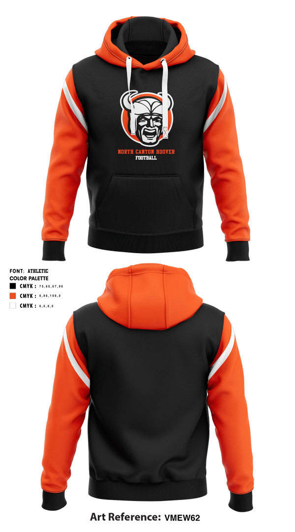 Hoodie, North Canton Hoover Football, Football, Teamtime, Team time, sublimation, custom sports apparel, team uniforms, spirit wear, spiritwear, sports uniforms, custom shirts, team store, custom team store, fundraiser sports, apparel fundraiser