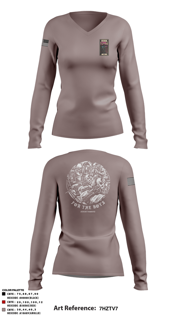 Women's Long Sleeve Vneck Shirt, , , Teamtime, Team time, sublimation, custom sports apparel, team uniforms, spirit wear, spiritwear, sports uniforms, custom shirts, team store, custom team store, fundraiser sports, apparel fundraiser