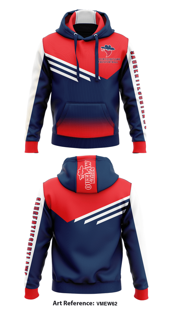 Hoodie, Saugerties Outlaws Youth Football, Football, Teamtime, Team time, sublimation, custom sports apparel, team uniforms, spirit wear, spiritwear, sports uniforms, custom shirts, team store, custom team store, fundraiser sports, apparel fundraiser