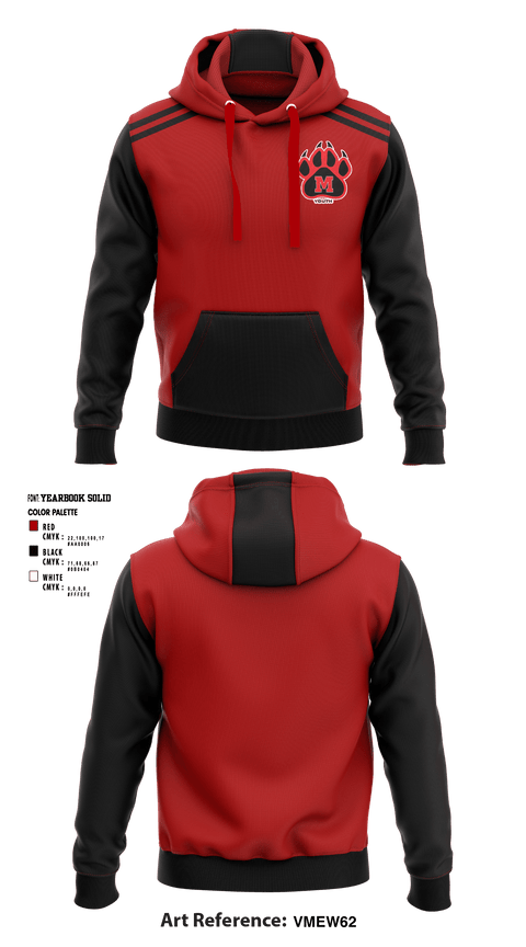 Hoodie, Maypearl Youth Baseball & Softball, Baseball, Teamtime, Team time, sublimation, custom sports apparel, team uniforms, spirit wear, spiritwear, sports uniforms, custom shirts, team store, custom team store, fundraiser sports, apparel fundraiser