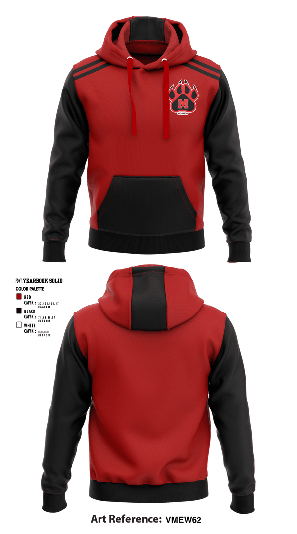 Hoodie, Maypearl Youth Baseball & Softball, Baseball, Teamtime, Team time, sublimation, custom sports apparel, team uniforms, spirit wear, spiritwear, sports uniforms, custom shirts, team store, custom team store, fundraiser sports, apparel fundraiser