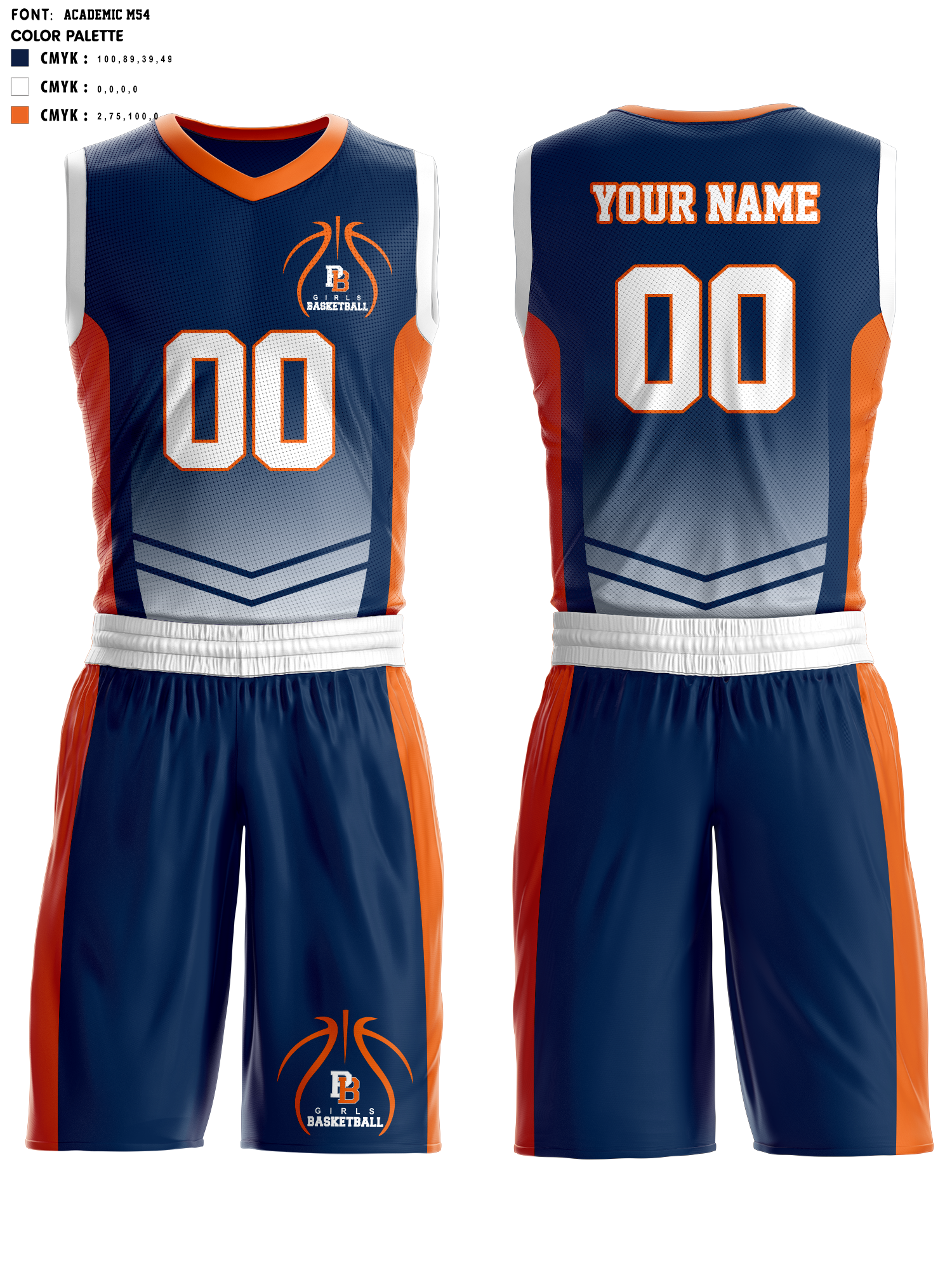 orange and blue basketball jersey