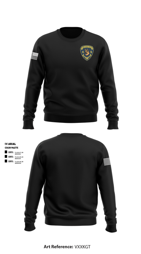 Crew Neck Sweatshirt, , Police, Teamtime, Team time, sublimation, custom sports apparel, team uniforms, spirit wear, spiritwear, sports uniforms, custom shirts, team store, custom team store, fundraiser sports, apparel fundraiser