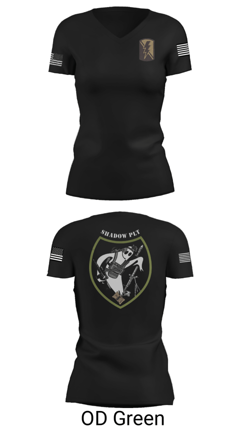 Women's Short Sleeve Vneck Shirt, , Army, Teamtime, Team time, sublimation, custom sports apparel, team uniforms, spirit wear, spiritwear, sports uniforms, custom shirts, team store, custom team store, fundraiser sports, apparel fundraiser