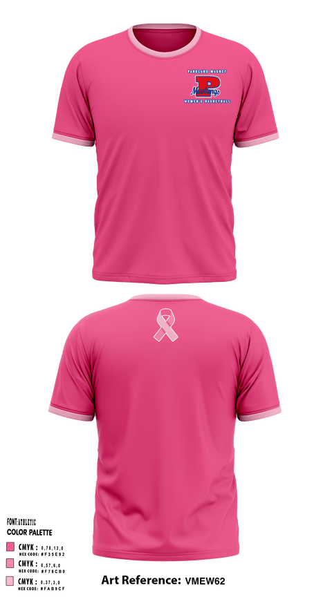 Short Sleeve Performance Shirt, Parkland Magnet High School Basketball, Women's Basketball, Teamtime, Team time, sublimation, custom sports apparel, team uniforms, spirit wear, spiritwear, sports uniforms, custom shirts, team store, custom team store, fundraiser sports, apparel fundraiser