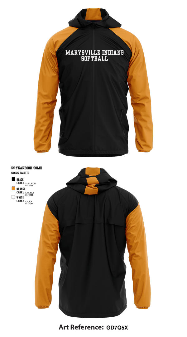 Windbreaker, Marysville indians, Softball, Teamtime, Team time, sublimation, custom sports apparel, team uniforms, spirit wear, spiritwear, sports uniforms, custom shirts, team store, custom team store, fundraiser sports, apparel fundraiser