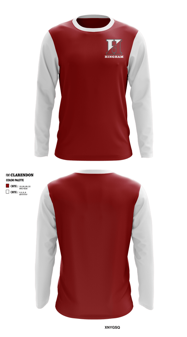 Long Sleeve Performance Shirt, Hingham High School, Spirit Store, Teamtime, Team time, sublimation, custom sports apparel, team uniforms, spirit wear, spiritwear, sports uniforms, custom shirts, team store, custom team store, fundraiser sports, apparel fundraiser
