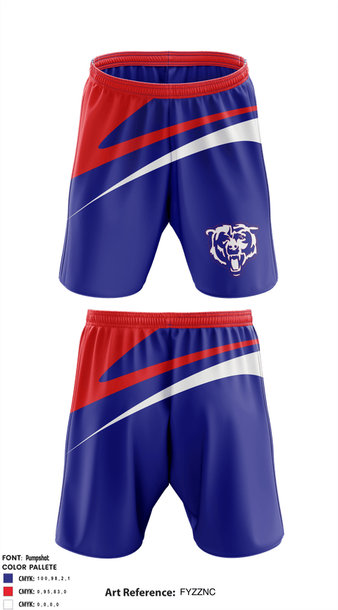 Athletic Shorts With Pockets, West Beaumont Bruins Intermediate Football League, Football, Teamtime, Team time, sublimation, custom sports apparel, team uniforms, spirit wear, spiritwear, sports uniforms, custom shirts, team store, custom team store, fundraiser sports, apparel fundraiser