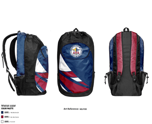 Gear Bag, Fellowship of Christian Athletes, Football, Teamtime, Team time, sublimation, custom sports apparel, team uniforms, spirit wear, spiritwear, sports uniforms, custom shirts, team store, custom team store, fundraiser sports, apparel fundraiser
