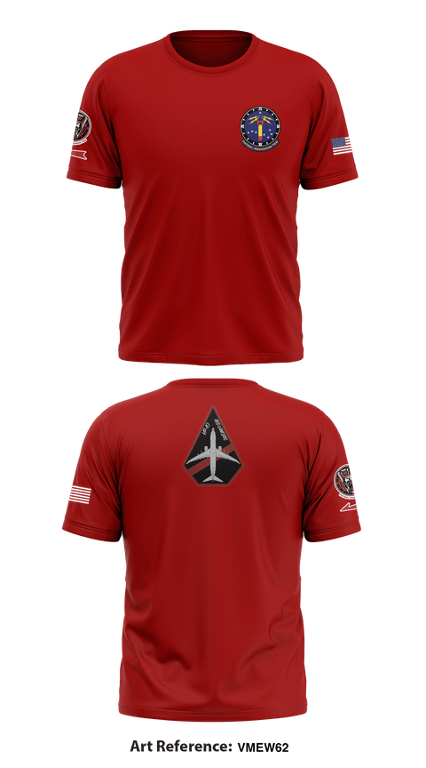 Short Sleeve Performance Shirt, VP-10 Red Lancers, Navy, Teamtime, Team time, sublimation, custom sports apparel, team uniforms, spirit wear, spiritwear, sports uniforms, custom shirts, team store, custom team store, fundraiser sports, apparel fundraiser