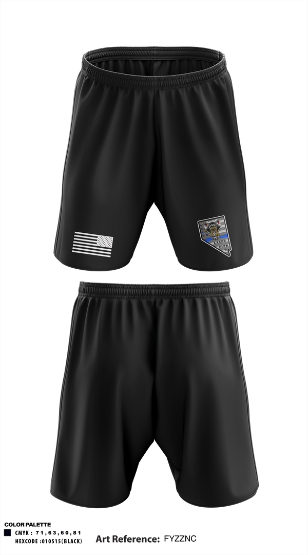 Athletic Shorts With Pockets, , Police, Teamtime, Team time, sublimation, custom sports apparel, team uniforms, spirit wear, spiritwear, sports uniforms, custom shirts, team store, custom team store, fundraiser sports, apparel fundraiser
