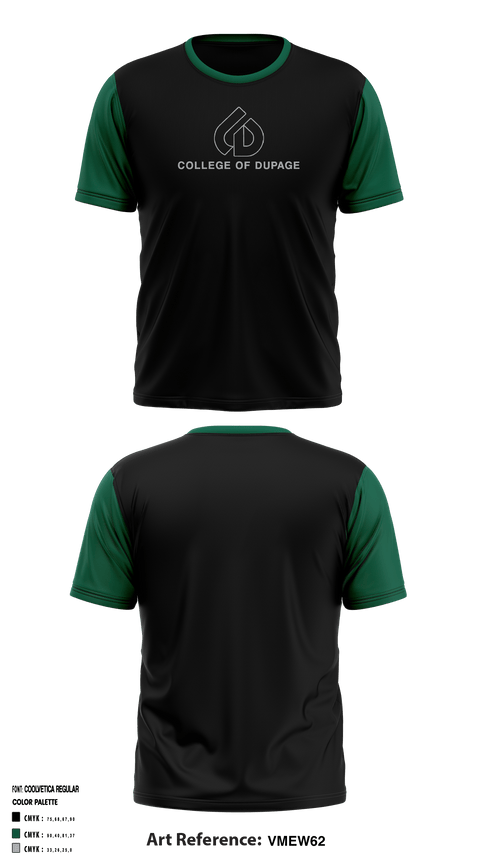 Short Sleeve Performance Shirt, College of DuPage Alumni, School Spirit Store, Teamtime, Team time, sublimation, custom sports apparel, team uniforms, spirit wear, spiritwear, sports uniforms, custom shirts, team store, custom team store, fundraiser sports, apparel fundraiser