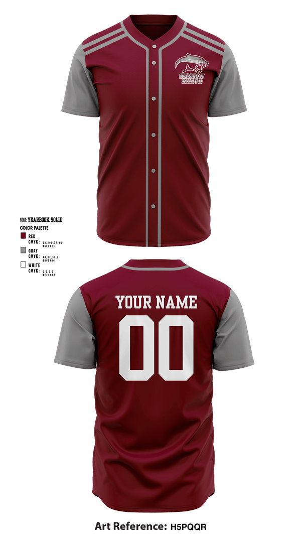 Full Button Baseball Jersey, Weston Ranch High School Baseball, Baseball, Teamtime, Team time, sublimation, custom sports apparel, team uniforms, spirit wear, spiritwear, sports uniforms, custom shirts, team store, custom team store, fundraiser sports, apparel fundraiser