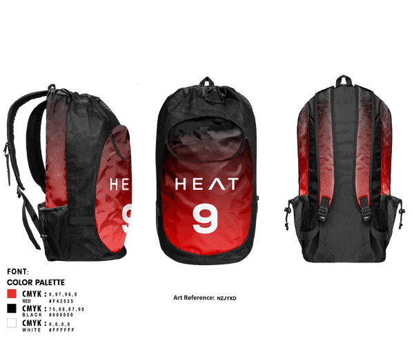 Gear Bag, Heat Wave, Men's Basketball, Teamtime, Team time, sublimation, custom sports apparel, team uniforms, spirit wear, spiritwear, sports uniforms, custom shirts, team store, custom team store, fundraiser sports, apparel fundraiser