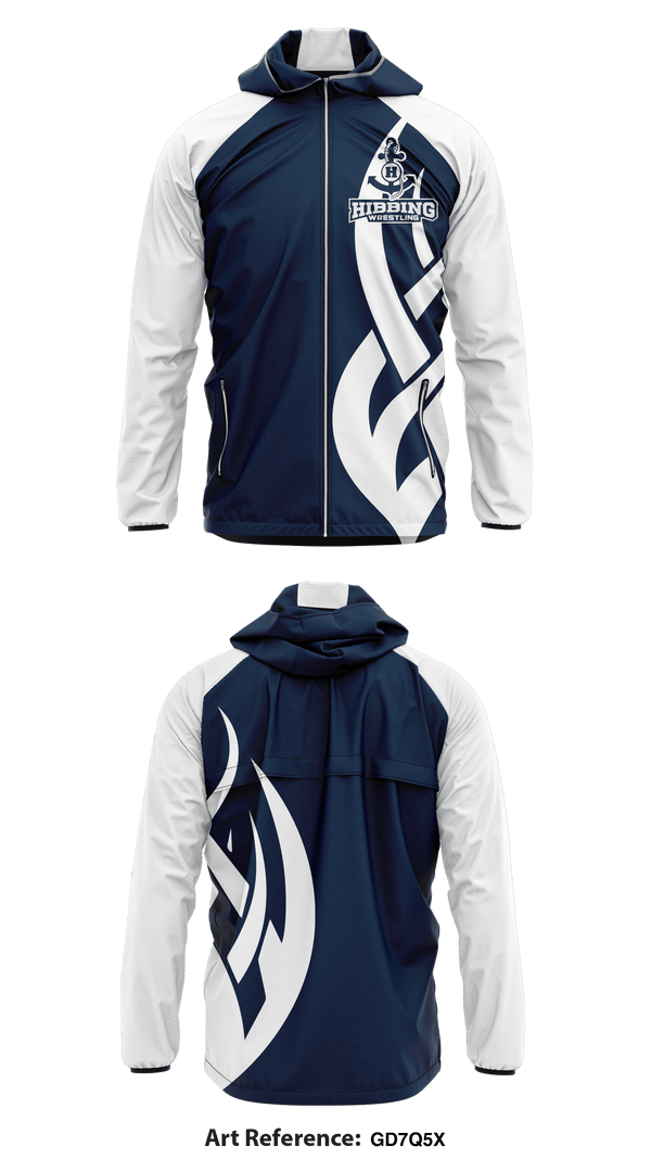 Windbreaker, Hibbing High School wrestling, Wrestling, Teamtime, Team time, sublimation, custom sports apparel, team uniforms, spirit wear, spiritwear, sports uniforms, custom shirts, team store, custom team store, fundraiser sports, apparel fundraiser