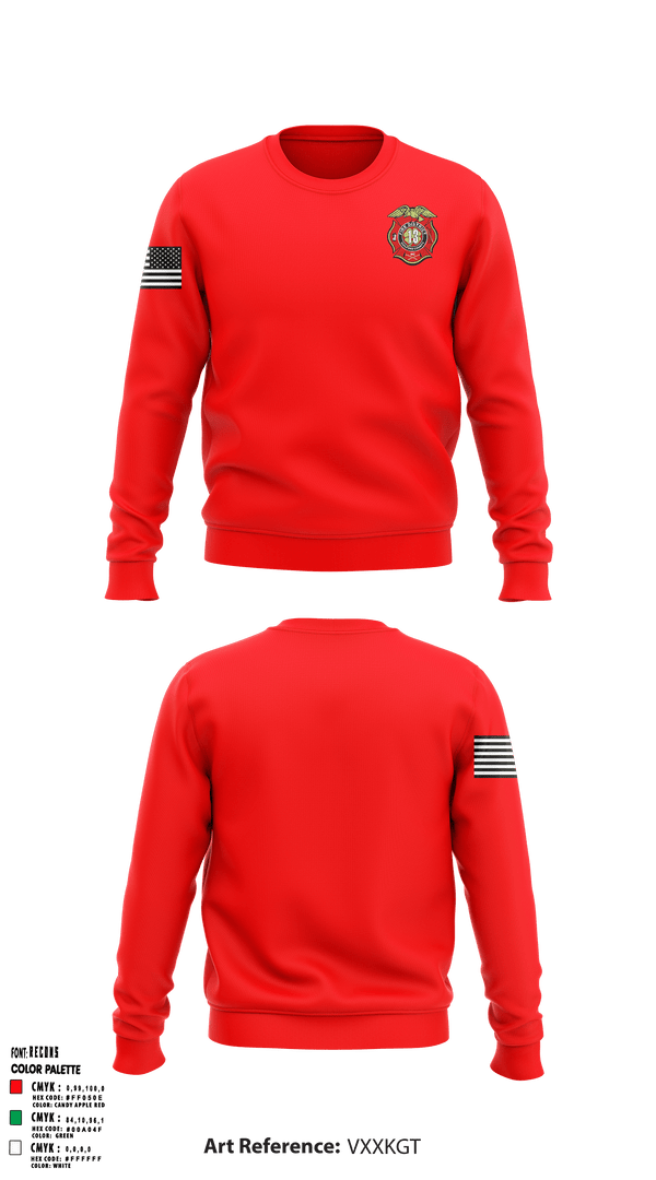 Crew Neck Sweatshirt, , Fire Department, Teamtime, Team time, sublimation, custom sports apparel, team uniforms, spirit wear, spiritwear, sports uniforms, custom shirts, team store, custom team store, fundraiser sports, apparel fundraiser