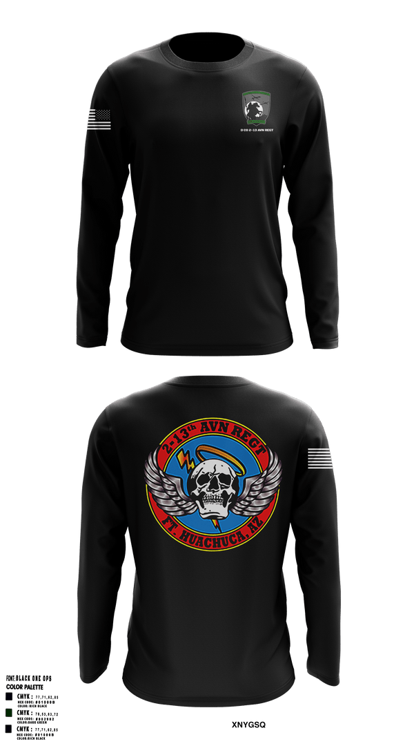 Long Sleeve Performance Shirt, D Co 2-13 AV REGT, Army, Teamtime, Team time, sublimation, custom sports apparel, team uniforms, spirit wear, spiritwear, sports uniforms, custom shirts, team store, custom team store, fundraiser sports, apparel fundraiser