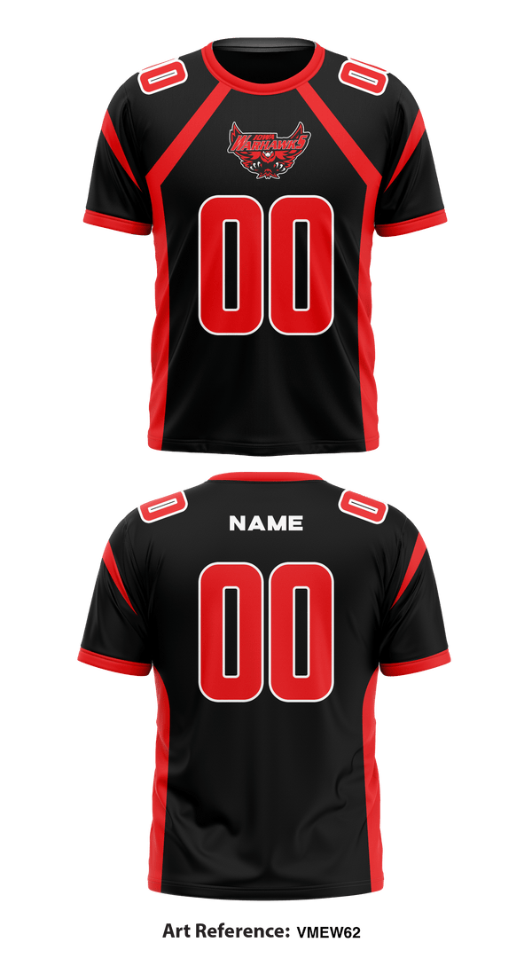 Short Sleeve Performance Shirt, Iowa Warhawks, Football, Teamtime, Team time, sublimation, custom sports apparel, team uniforms, spirit wear, spiritwear, sports uniforms, custom shirts, team store, custom team store, fundraiser sports, apparel fundraiser