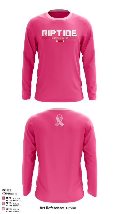 Long Sleeve Performance Shirt, Riptide Wrestling Club, Wrestling, Teamtime, Team time, sublimation, custom sports apparel, team uniforms, spirit wear, spiritwear, sports uniforms, custom shirts, team store, custom team store, fundraiser sports, apparel fundraiser