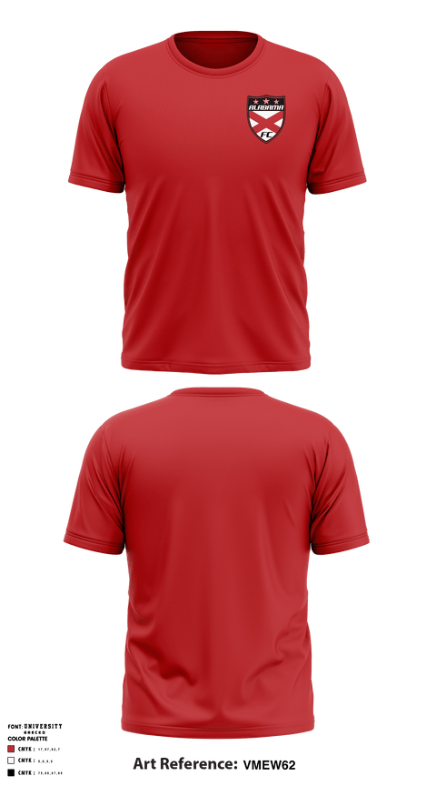 Short Sleeve Performance Shirt, Alabama FC, School Spirit Store, Teamtime, Team time, sublimation, custom sports apparel, team uniforms, spirit wear, spiritwear, sports uniforms, custom shirts, team store, custom team store, fundraiser sports, apparel fundraiser