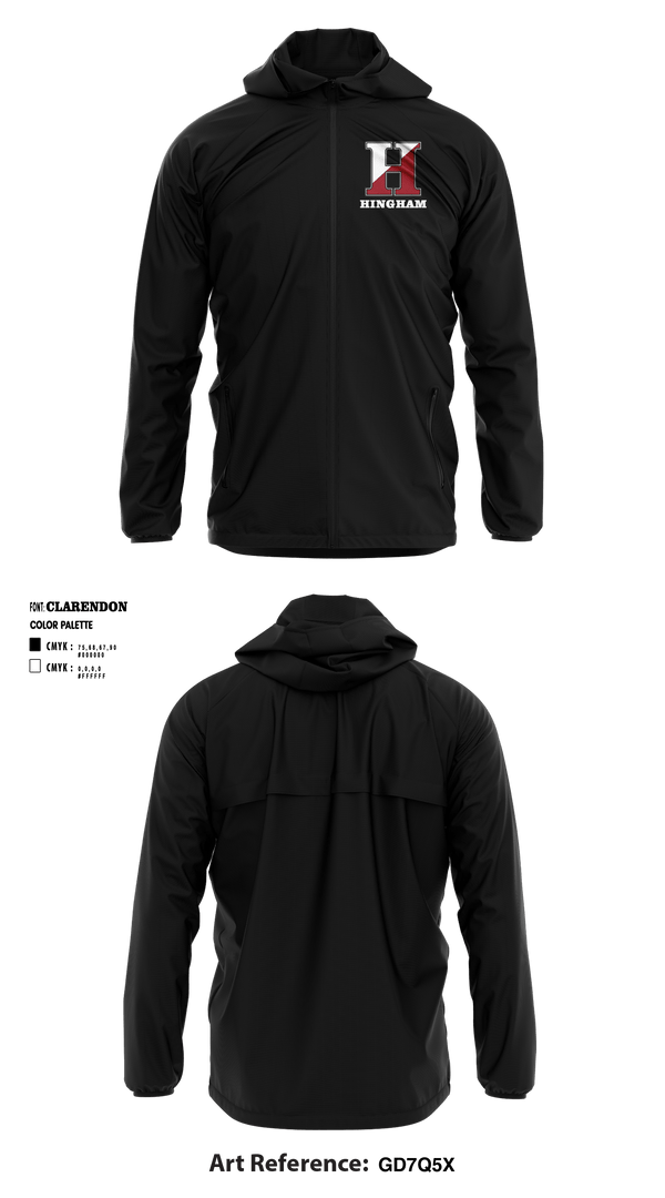 Windbreaker, Hingham High School, Spirit Store, Teamtime, Team time, sublimation, custom sports apparel, team uniforms, spirit wear, spiritwear, sports uniforms, custom shirts, team store, custom team store, fundraiser sports, apparel fundraiser
