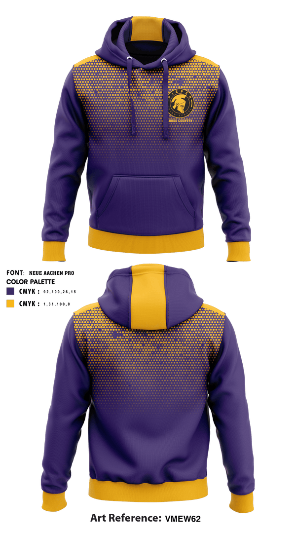 Hoodie, Pieper High School Cross Country, Cross Country, Teamtime, Team time, sublimation, custom sports apparel, team uniforms, spirit wear, spiritwear, sports uniforms, custom shirts, team store, custom team store, fundraiser sports, apparel fundraiser