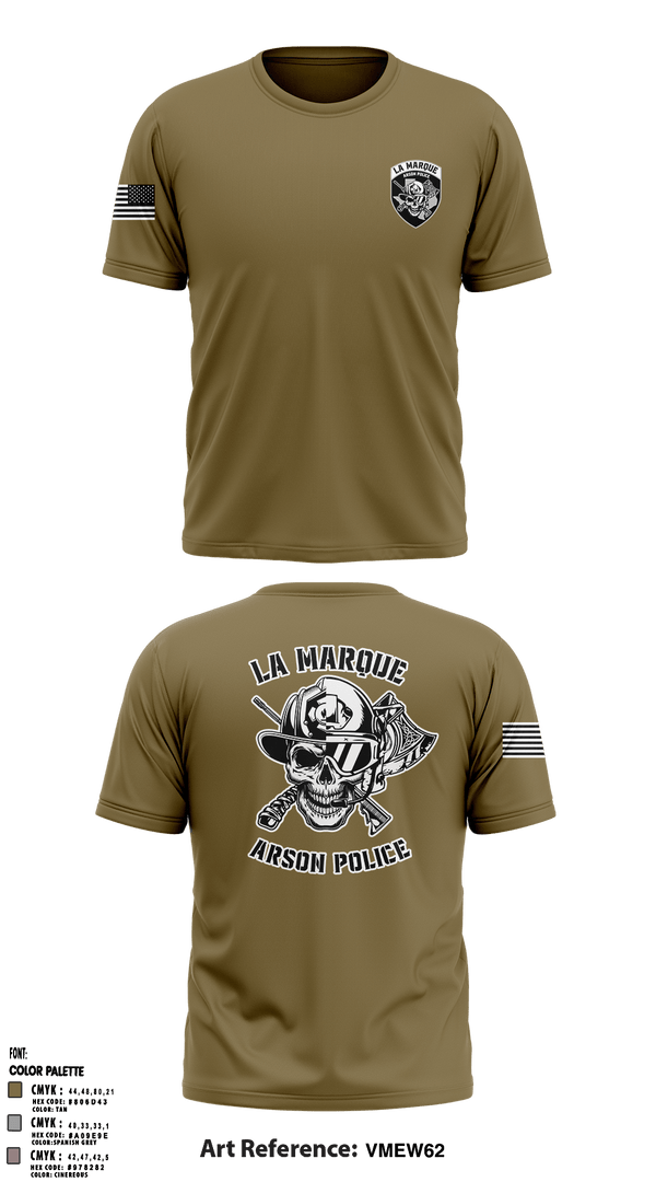 Short Sleeve Performance Shirt, La Marque Arson Police, , Teamtime, Team time, sublimation, custom sports apparel, team uniforms, spirit wear, spiritwear, sports uniforms, custom shirts, team store, custom team store, fundraiser sports, apparel fundraiser