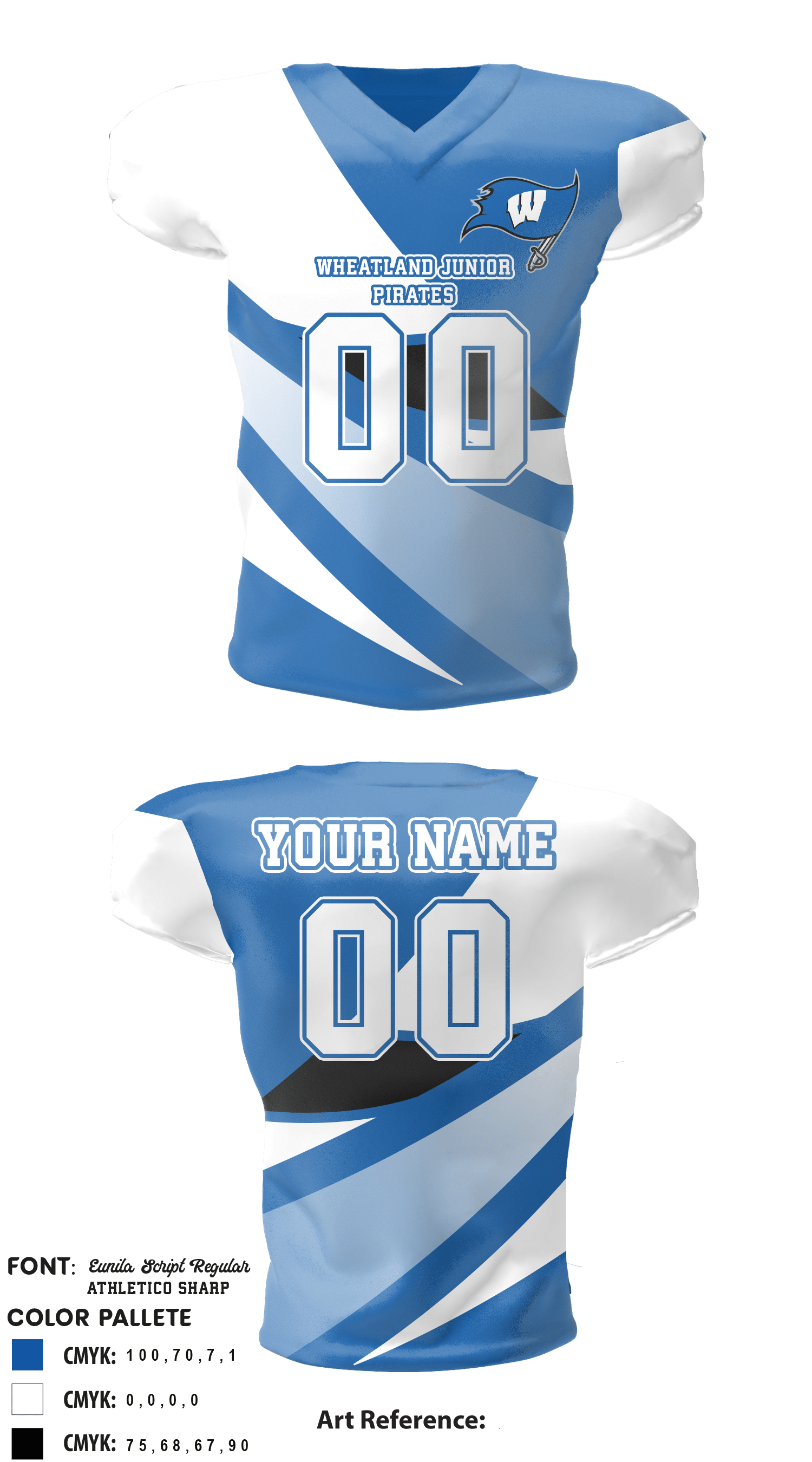 Wheatland Junior Pirates 42592626 Football Jersey - 1 – Teamtime