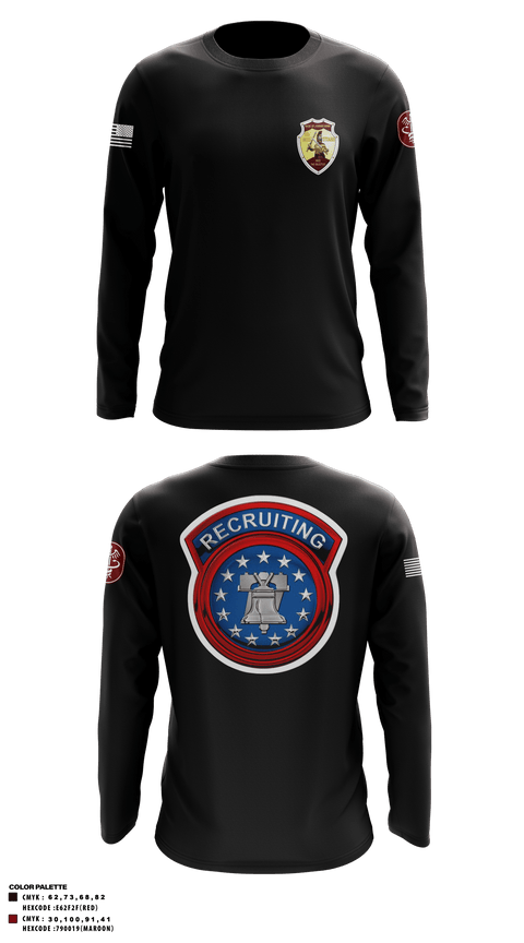 Long Sleeve Performance Shirt, , Army, Teamtime, Team time, sublimation, custom sports apparel, team uniforms, spirit wear, spiritwear, sports uniforms, custom shirts, team store, custom team store, fundraiser sports, apparel fundraiser