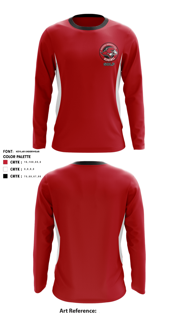 Long Sleeve Performance Shirt, Benedictine University Mesa Golf, Golf, Teamtime, Team time, sublimation, custom sports apparel, team uniforms, spirit wear, spiritwear, sports uniforms, custom shirts, team store, custom team store, fundraiser sports, apparel fundraiser