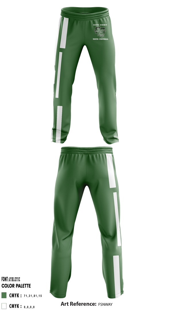 Sweatpants, South Summit youth football, Football, Teamtime, Team time, sublimation, custom sports apparel, team uniforms, spirit wear, spiritwear, sports uniforms, custom shirts, team store, custom team store, fundraiser sports, apparel fundraiser