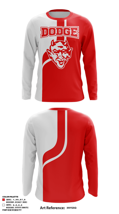Long Sleeve Performance Shirt, Dodge City High School Track, Track & Field, Teamtime, Team time, sublimation, custom sports apparel, team uniforms, spirit wear, spiritwear, sports uniforms, custom shirts, team store, custom team store, fundraiser sports, apparel fundraiser