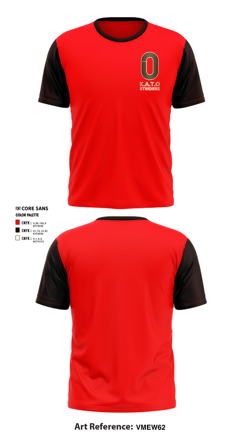 Short Sleeve Performance Shirt, K.A.T.O STRIDERS, Track & Field, Teamtime, Team time, sublimation, custom sports apparel, team uniforms, spirit wear, spiritwear, sports uniforms, custom shirts, team store, custom team store, fundraiser sports, apparel fundraiser