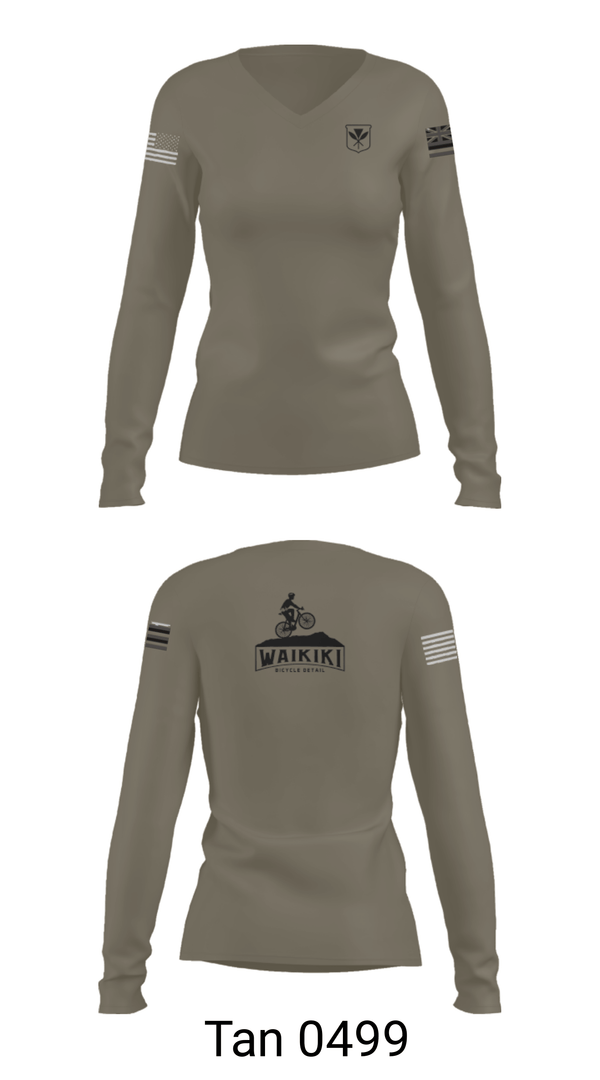 Women's Long Sleeve Vneck Shirt, , Police, Teamtime, Team time, sublimation, custom sports apparel, team uniforms, spirit wear, spiritwear, sports uniforms, custom shirts, team store, custom team store, fundraiser sports, apparel fundraiser