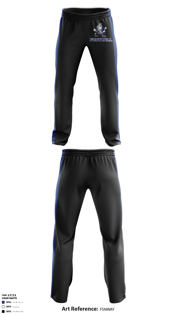 Sweatpants, Miami Wardogs Youth Football, Football, Teamtime, Team time, sublimation, custom sports apparel, team uniforms, spirit wear, spiritwear, sports uniforms, custom shirts, team store, custom team store, fundraiser sports, apparel fundraiser