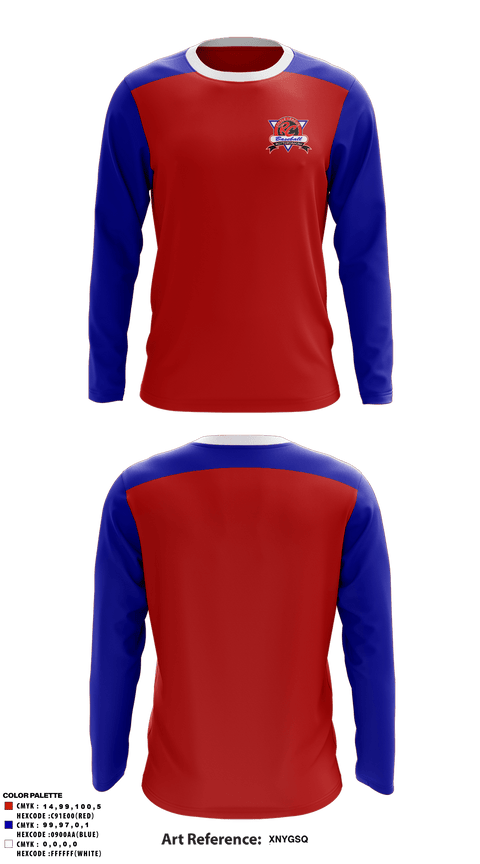 Long Sleeve Performance Shirt, Rc Little League, Baseball, Teamtime, Team time, sublimation, custom sports apparel, team uniforms, spirit wear, spiritwear, sports uniforms, custom shirts, team store, custom team store, fundraiser sports, apparel fundraiser