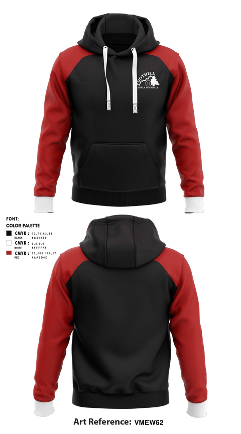 Hoodie, Foothill Girls Softball League, Softball, Teamtime, Team time, sublimation, custom sports apparel, team uniforms, spirit wear, spiritwear, sports uniforms, custom shirts, team store, custom team store, fundraiser sports, apparel fundraiser