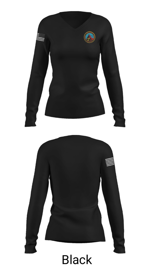 Women's Long Sleeve Vneck Shirt, , Fire Department, Teamtime, Team time, sublimation, custom sports apparel, team uniforms, spirit wear, spiritwear, sports uniforms, custom shirts, team store, custom team store, fundraiser sports, apparel fundraiser